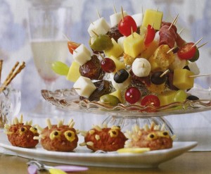 Мясные и сырные ежики Мясные и сырные ежики
