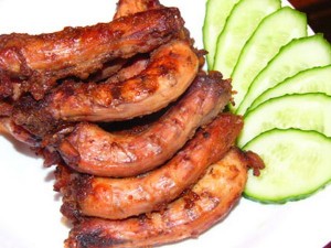 Фаршированные шейки курицы Фаршированные шейки курицы