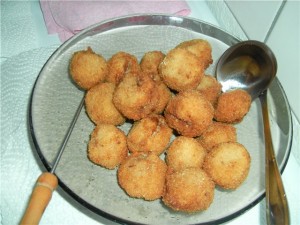 Крокеты с индейкой и сладким картофелем Крокеты с индейкой и сладким картофелем