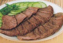 Закуска из отварной говядины