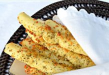 Рецепт сырно-чесночных палочек