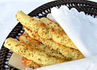 Рецепт сырно-чесночных палочек