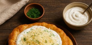Лангош в домашних условиях
