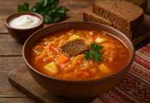 Щи с квашеной капустой в домашних условиях