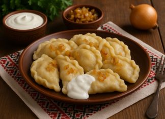 Вареники с картошкой и луком