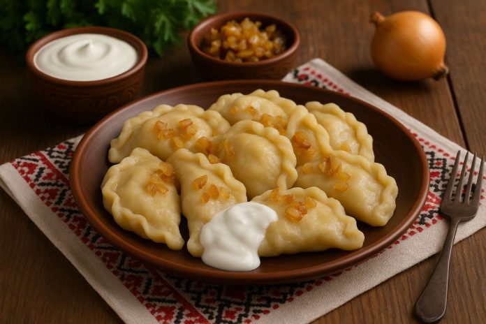 Вареники с картошкой и луком