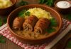 Крученики мясные с грибами в домашних условиях