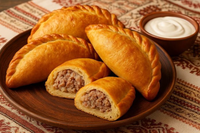 Кибинай с мясом в домашних условиях