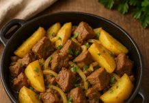 Куурдак с картофелем в домашних условиях