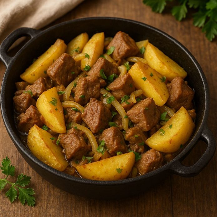 Куурдак с картофелем в домашних условиях