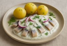 Сельдь под сметанным соусом в домашних условиях