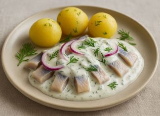 Сельдь под сметанным соусом в домашних условиях