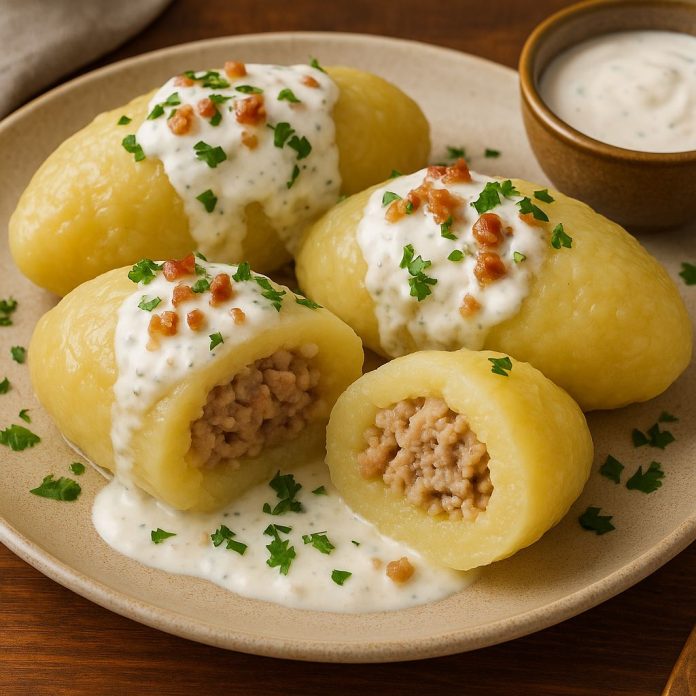 Цеппелины с мясом в домашних условиях