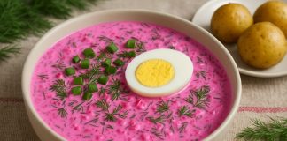 Шалтибарщай (холодный борщ с кефиром) в домашних условиях