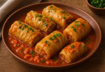 Голубцы с рисом и овощами по-кубански в домашних условиях