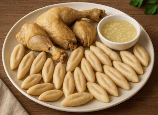 Галнаш с курицей в домашних условиях (Ингушетия)