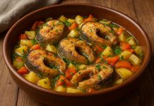 Жаркое из сома в домашних условиях