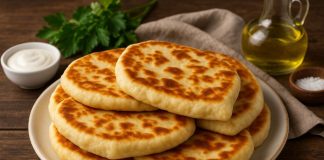 Лепёшки на кефире в домашних условиях (Ставрополье)