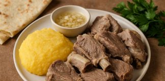 Мясо по-кабардински в домашних условиях (Кабардино-Балкария)