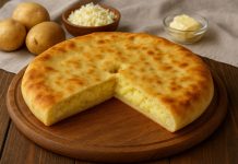 Осетинский пирог с картошкой и сыром в домашних условиях (Северная Осетия)
