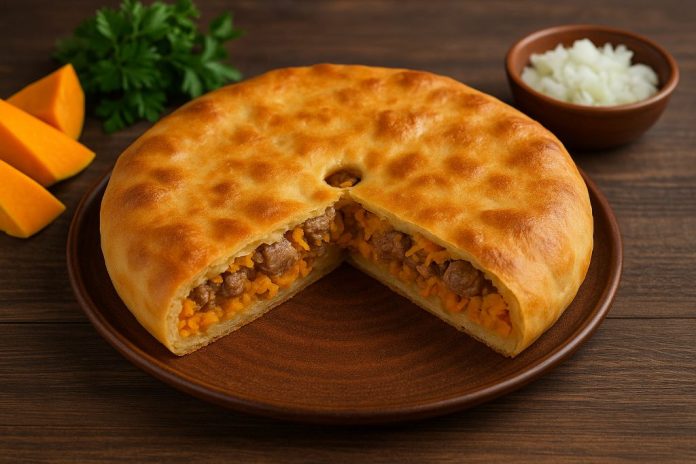 Пирог с мясом и тыквой в домашних условиях