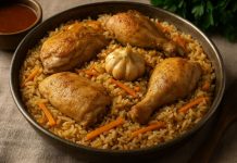 Плов с курицей по-карачевски в домашних условиях (Карачаево-Черкесия)