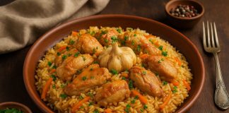 Плов с курицей по-ставропольски в домашних условиях Плов с курицей по-ставропольски в домашних условиях (Ставрополье)