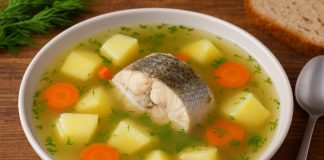Суп из судака с овощами в домашних условиях