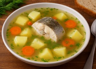 Суп из судака с овощами в домашних условиях