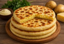 Хычины с сыром и картошкой в домашних условиях (Кабардино-Балкария)