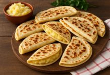 Кыстыбый с картофельной начинкой (Татарстан) Кыстыбый с картофельной начинкой (Татарстан)