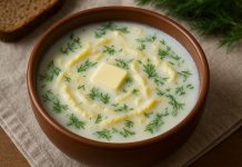 Сыромянка — суп из молока и яиц (Марий Эл)