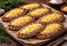 Калитки с пшённой кашей по-карельски (Карелия)