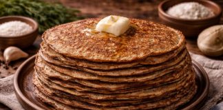 Новгородские блины на ржаной муке в домашних условиях (Новгородская область)