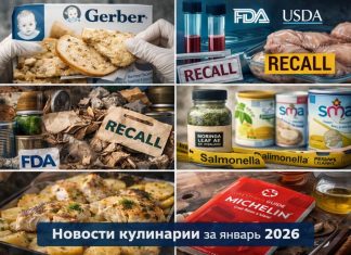 Новости кулинарии за январь 2026 г.