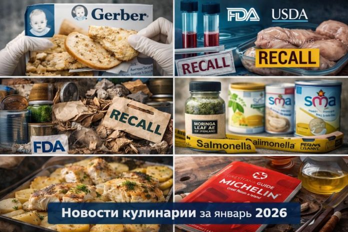 Новости кулинарии за январь 2026 г.
