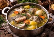 Пермская уха из речной рыбы в домашних условиях Пермская уха из речной рыбы в домашних условиях (Пермский край)