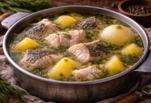 Поморская уха из трески в домашних условиях (Архангельская область)