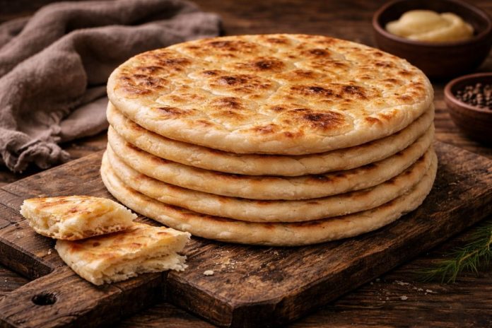 Пресные лепёшки на воде по-ямальски в домашних условиях (Ямало-Ненецкий автономный округ)