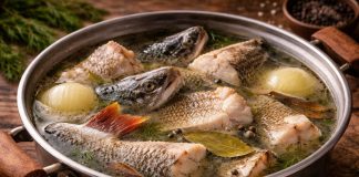 Уха из речной рыбы по-югорски в домашних условиях (Ханты-Мансийский автономный округ — Югра)