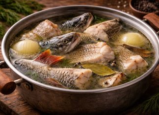 Уха из речной рыбы по-югорски в домашних условиях (Ханты-Мансийский автономный округ — Югра)