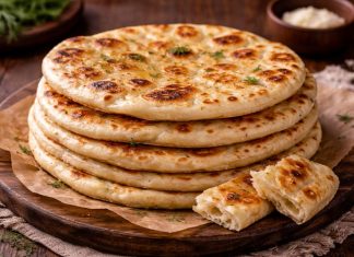 Домашние лепёшки на сковороде по-биробиджански в домашних условиях (Еврейская автономная область)