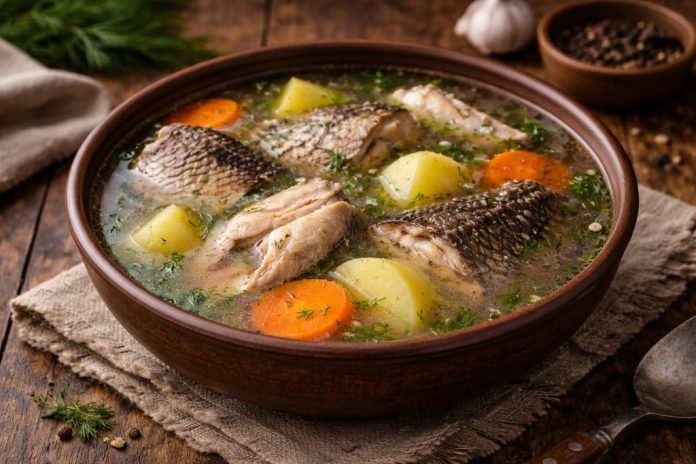 Забайкальская уха из речной рыбы в домашних условиях