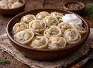 Пельмени с говядиной и луком по-амурски в домашних условиях