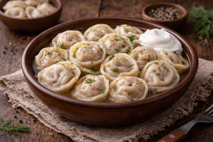 Пельмени с говядиной и луком по-амурски в домашних условиях