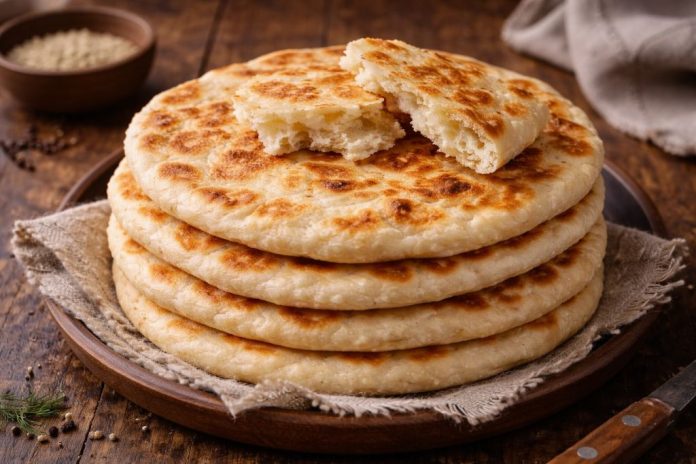 Пресные лепёшки на сковороде по-забайкальски в домашних условиях Пресные лепёшки на сковороде по-забайкальски в домашних условиях