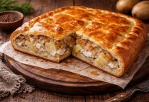 Рыбный пирог с речной рыбой по-амурски в домашних условиях Рыбный пирог с речной рыбой по-амурски в домашних условиях