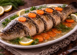 Фаршированная рыба по-дальневосточному в домашних условиях (Еврейская автономная область)