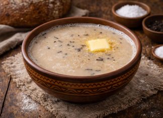 Чай с молоком и солью по-бурятски