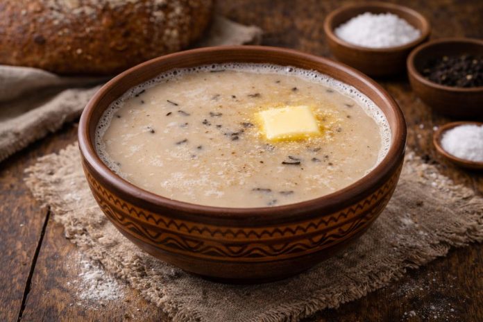 Чай с молоком и солью по-бурятски